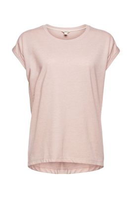 ESPRIT Haut de pyjama velouté, 100 % coton biologique