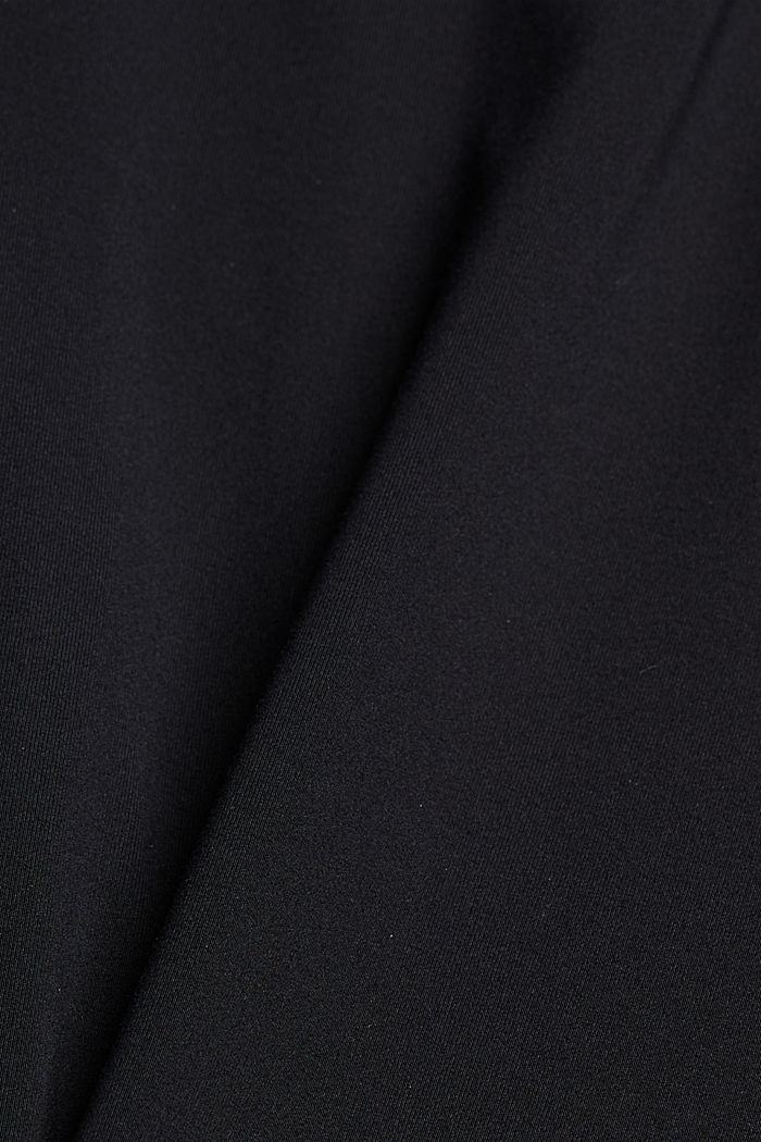 Recycled: high-performance leggings with an E-DRY finish, BLACK, detail image number 4