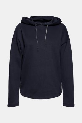 ESPRIT - Sweatshirt hoodie with a soft texture, organic cotton blend at ...