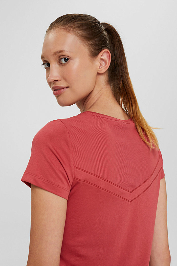Recycelt: Active-T-Shirt mit E-DRY, BLUSH, detail image number 5