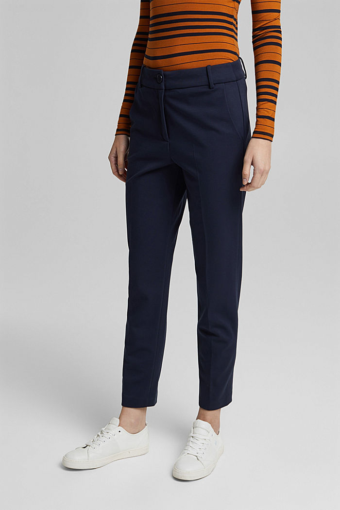 PUNTO mix & match trousers, NAVY, detail image number 0
