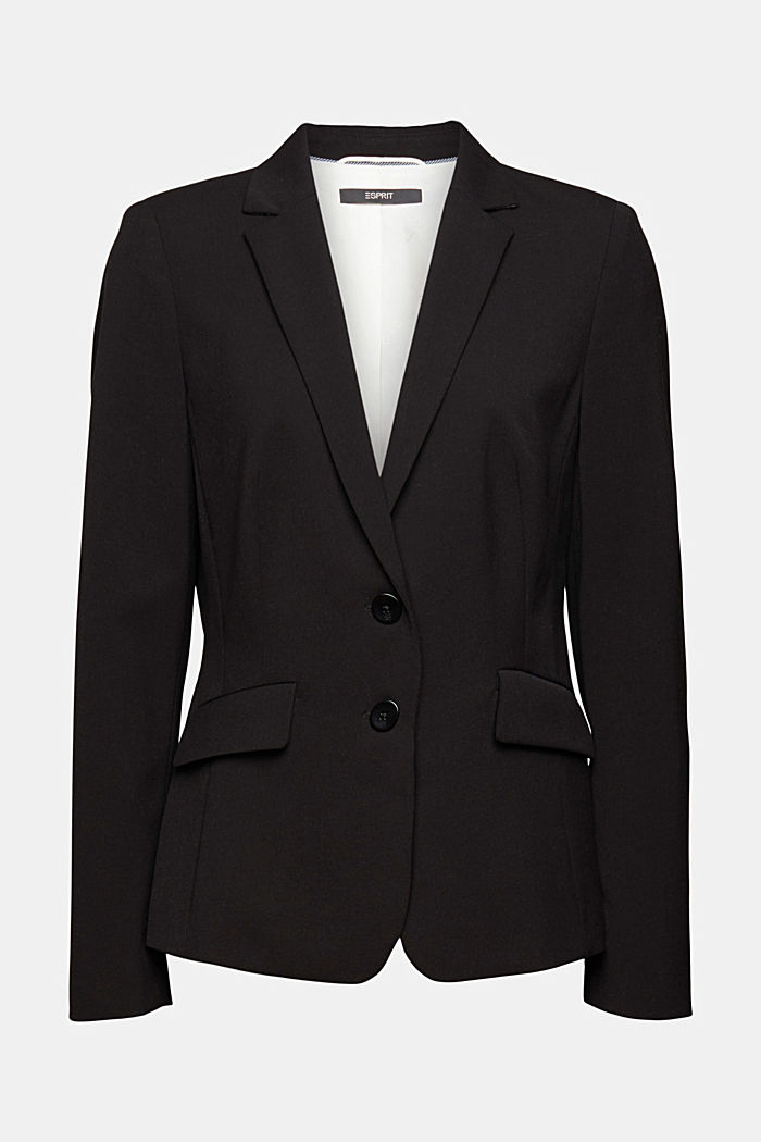 PURE BUSINESS Mix & Match blazer, BLACK, detail-asia image number 4