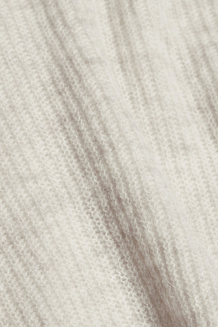 Met wol/alpacawol: vest van ribbreisel, ICE, detail image number 4
