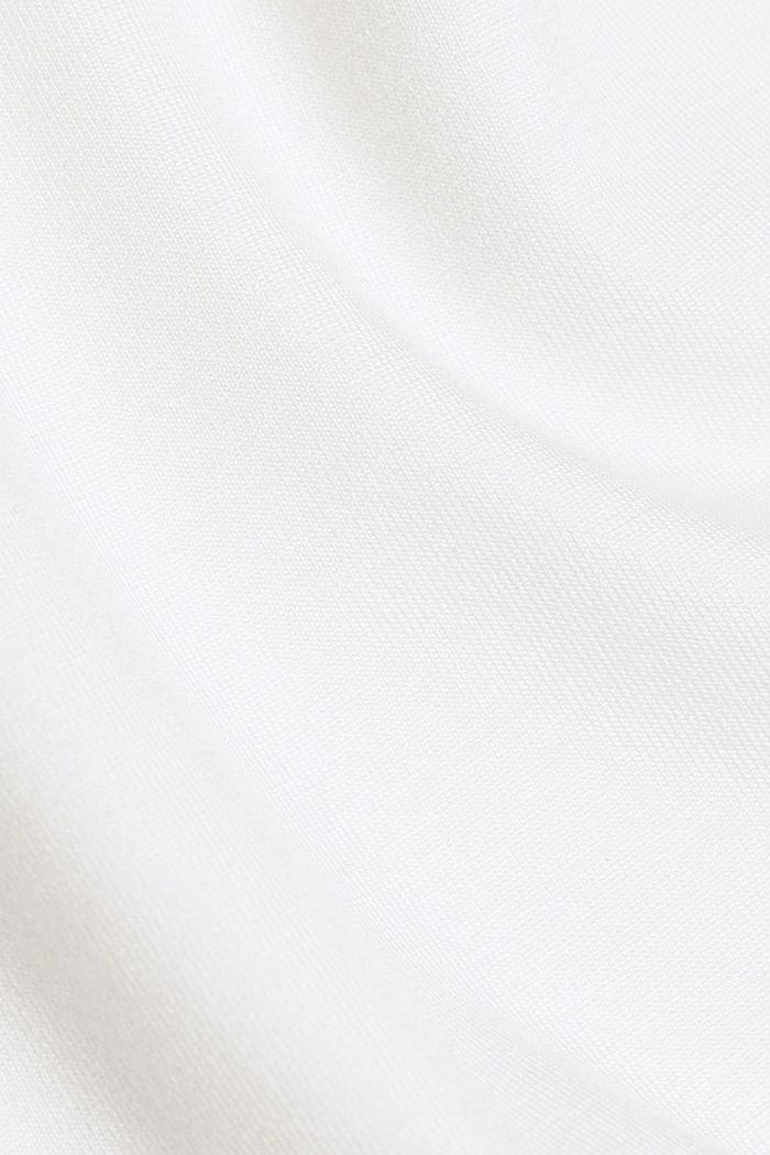 Jersey shirt met LENZING™ ECOVERO™, OFF WHITE, detail image number 4
