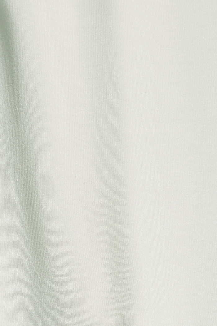 Top de jersey en LENZING™ ECOVERO™ con encaje, OFF WHITE, detail image number 4