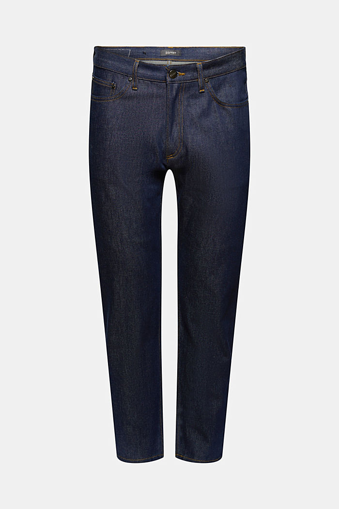Jeans van 100% biologisch katoen, BLUE RINSE, detail image number 7