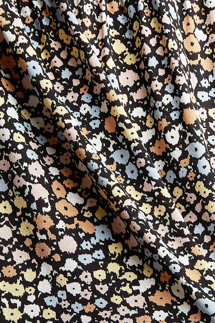 Robe à motif en LENZING™ ECOVERO™, BLACK COLORWAY, detail image number 4
