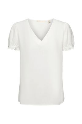 EDC Top façon blouse à teneur en fibres LENZING™ ECOVERO™