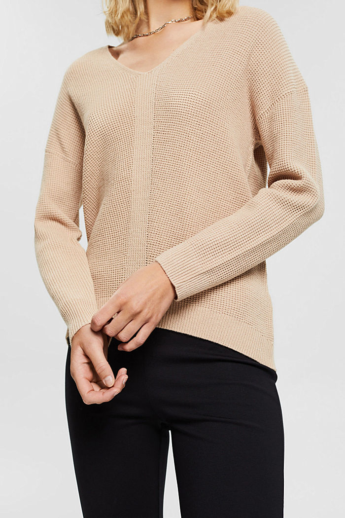 Fashion Sweater, BEIGE, detail image number 2