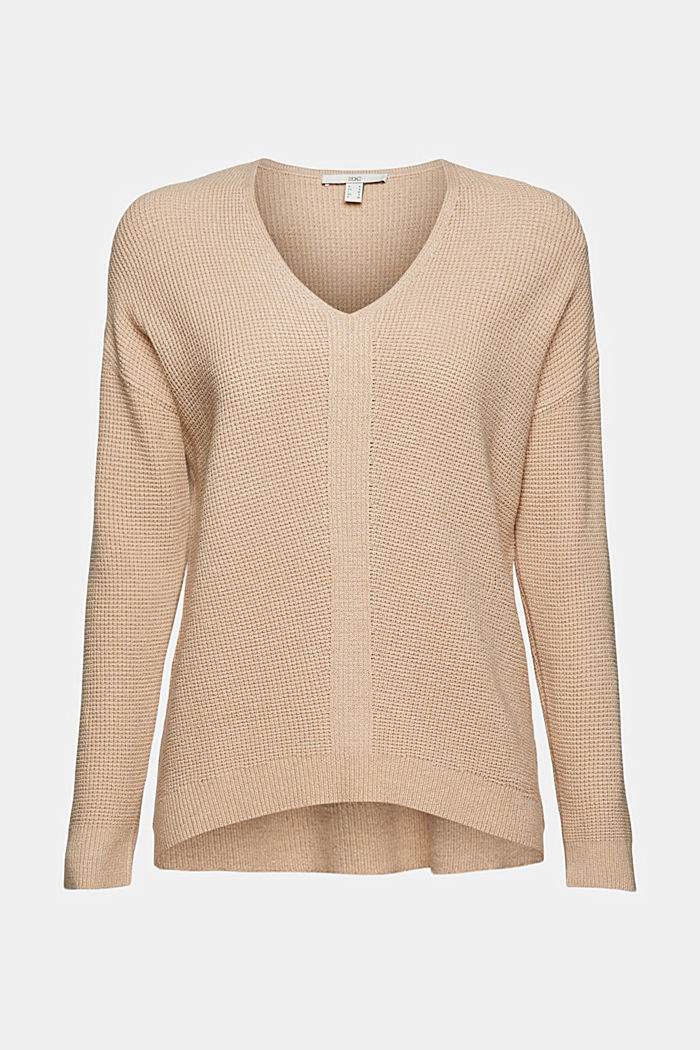 Fashion Sweater, BEIGE, overview