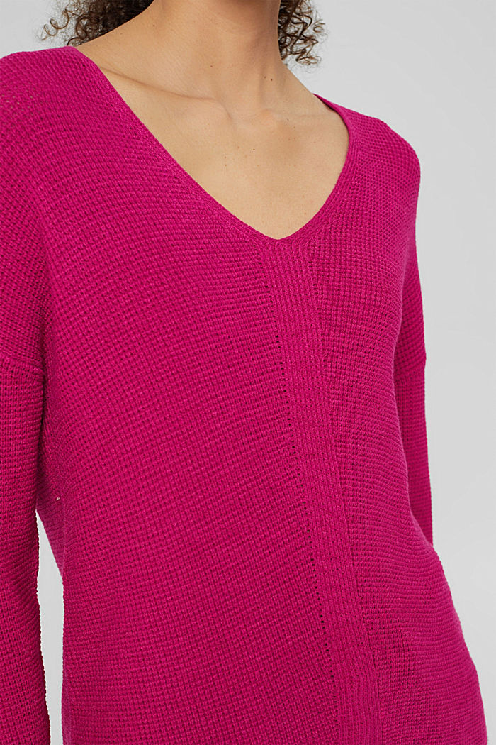 Fashion Sweater, PINK FUCHSIA, detail image number 2