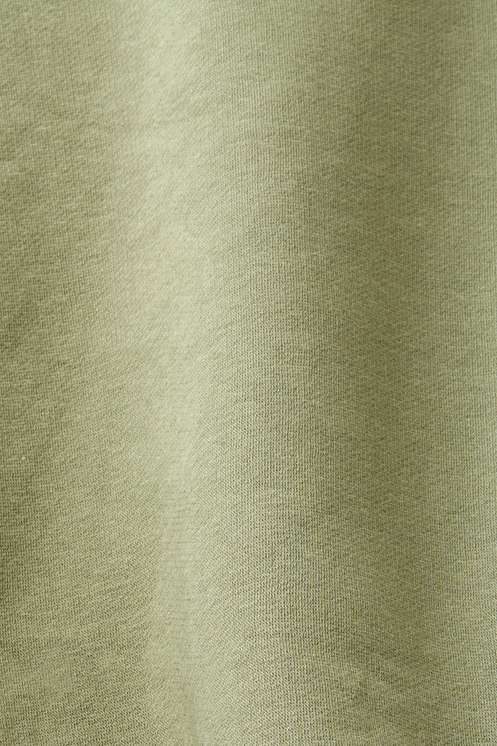 Recycled: plain-coloured sweatshirt, LIGHT KHAKI, detail-asia image number 5