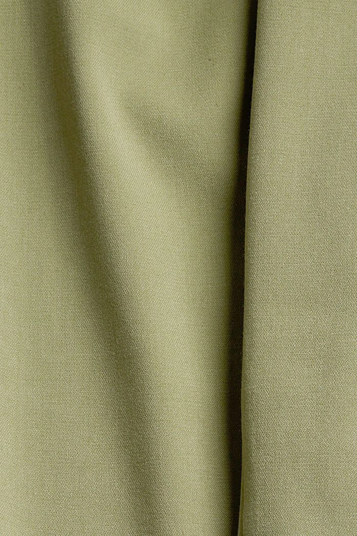 Pants woven high waist level tapered, LIGHT KHAKI, detail image number 4