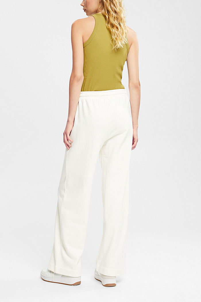 Mid-rise wide leg sweatpants, OFF WHITE, detail-asia image number 3