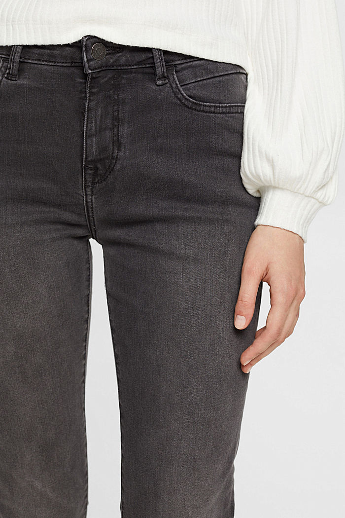 Slim fit stretch jeans, GREY DARK WASHED, detail-asia image number 2