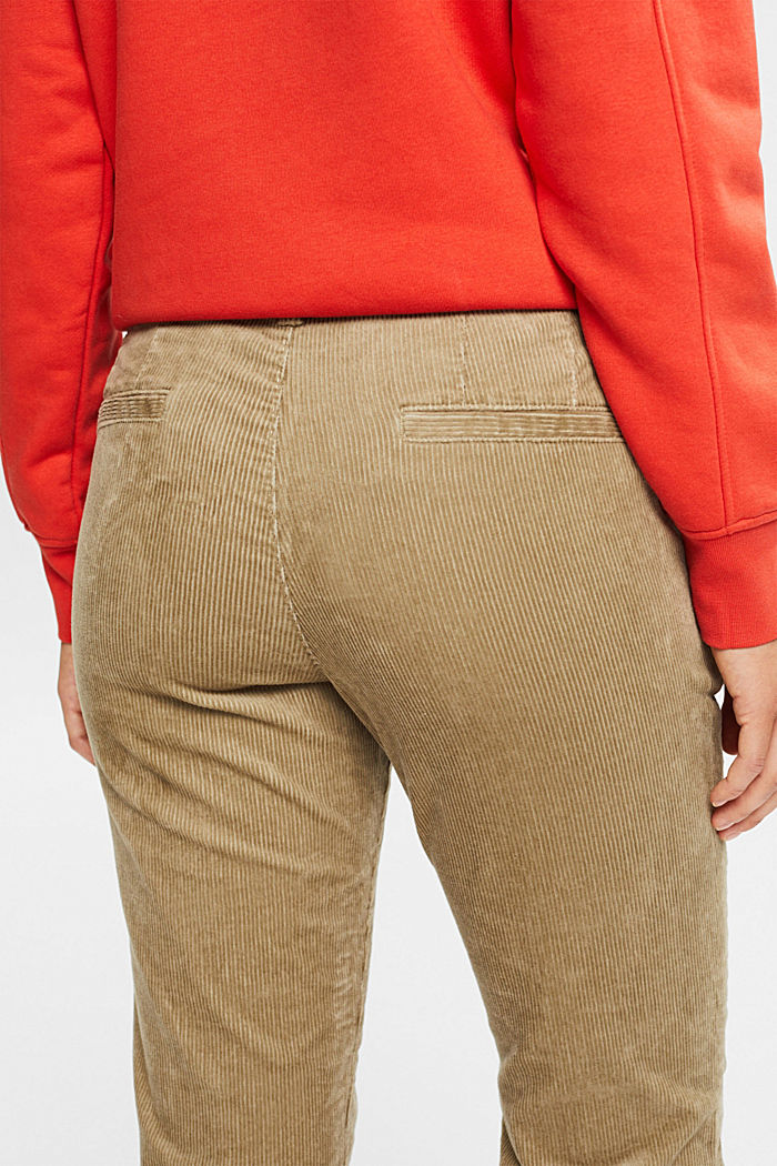Mid-rise corduroy trousers, PALE KHAKI, detail-asia image number 4