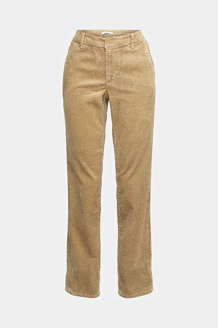 Mid-rise corduroy trousers, PALE KHAKI, detail-asia image number 6