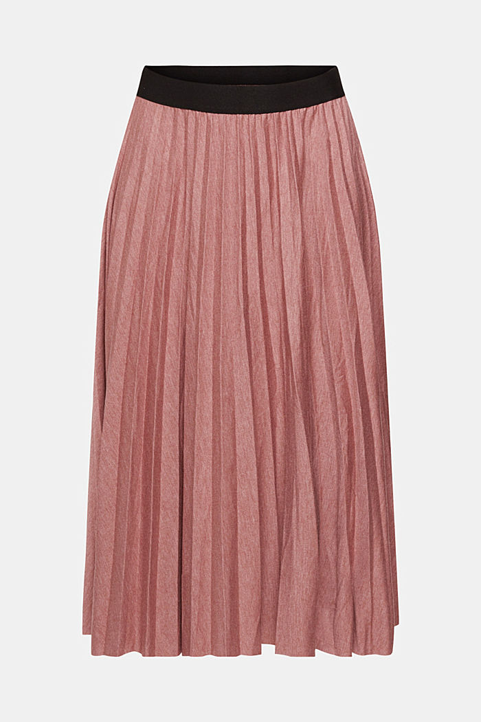Pleated midi skirt, TERRACOTTA, detail-asia image number 6