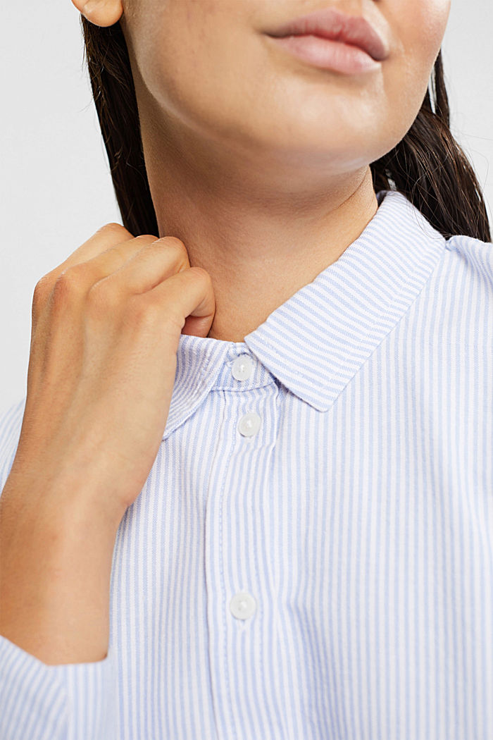 CURVY striped blouse, LIGHT BLUE, detail-asia image number 2
