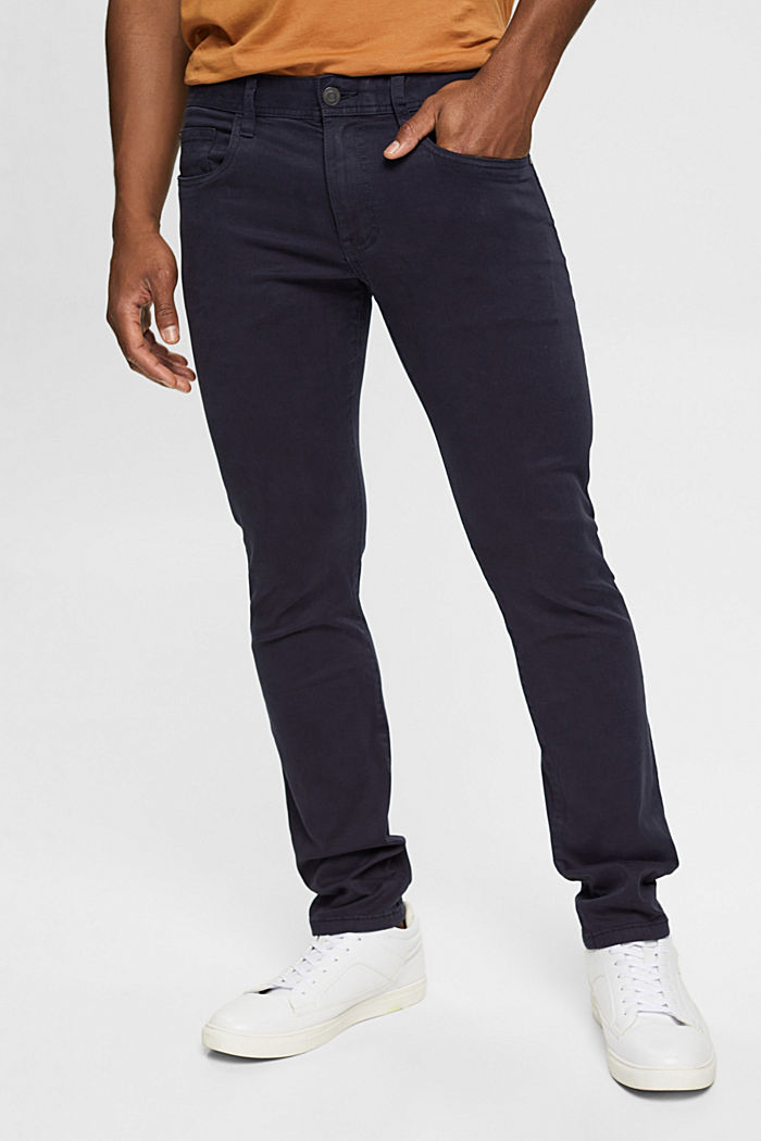 Slim fit trousers, organic cotton