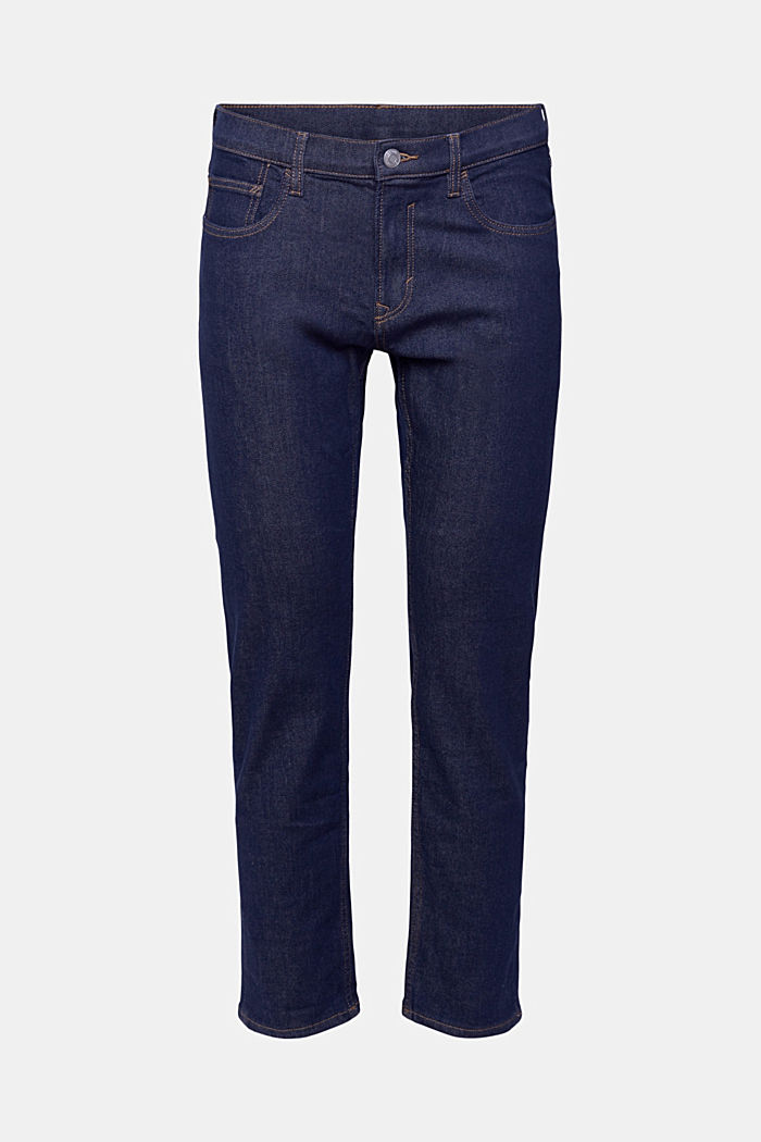 Slim fit stretch jeans, Dual Max, BLUE RINSE, detail-asia image number 7