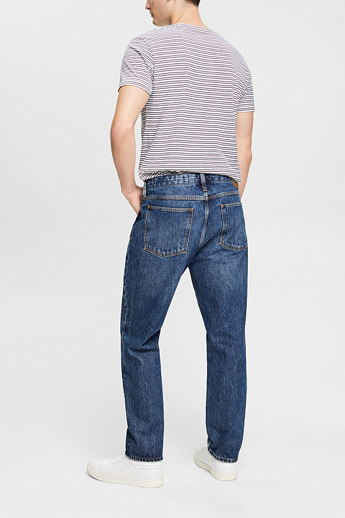 Straight-leg jeans made of sustainable cotton, BLUE DARK WASHED, detail-asia image number 3