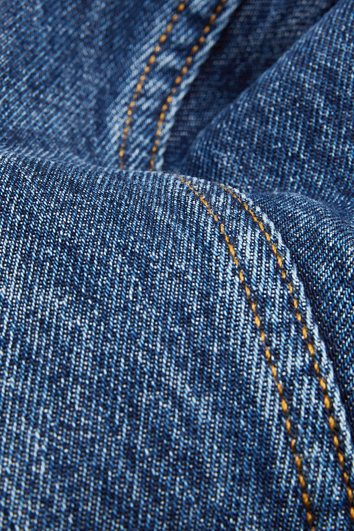 Straight-leg jeans made of sustainable cotton, BLUE DARK WASHED, detail-asia image number 6