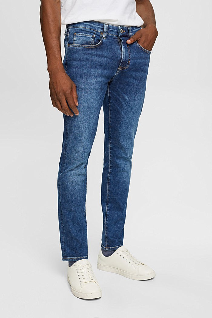 Slim fit jeans, BLUE MEDIUM WASHED, detail-asia image number 0