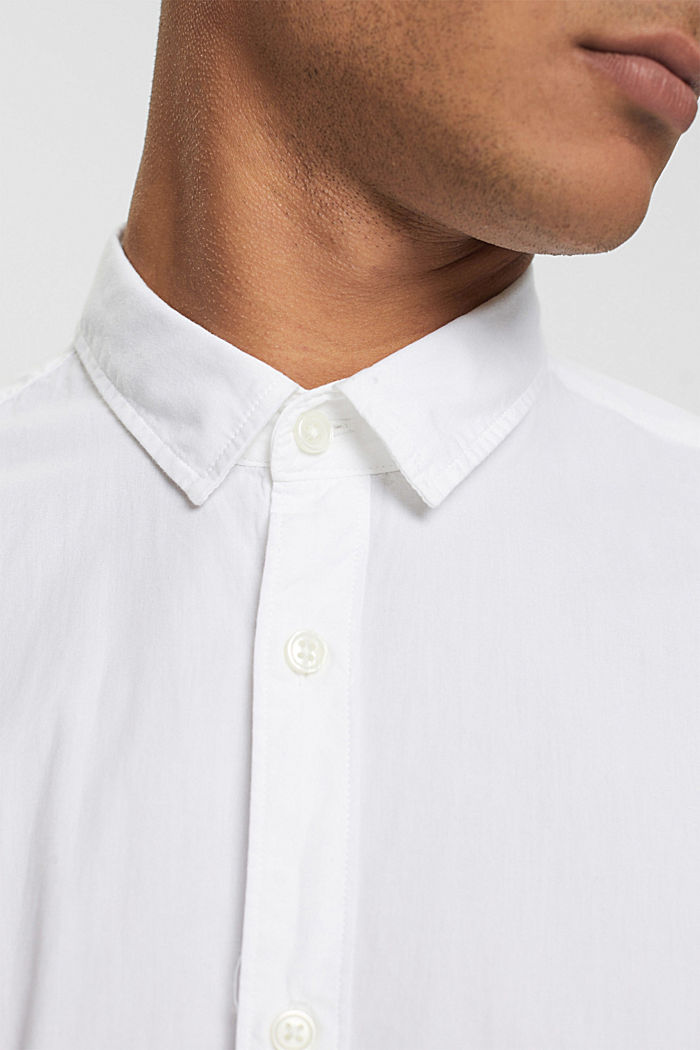 Slim fit, sustainable cotton shirt, WHITE, detail-asia image number 2