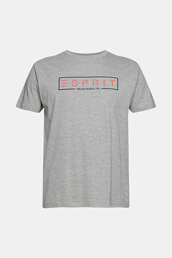 Jersey-T-Shirt mit Logo aus Baumwoll-Mix