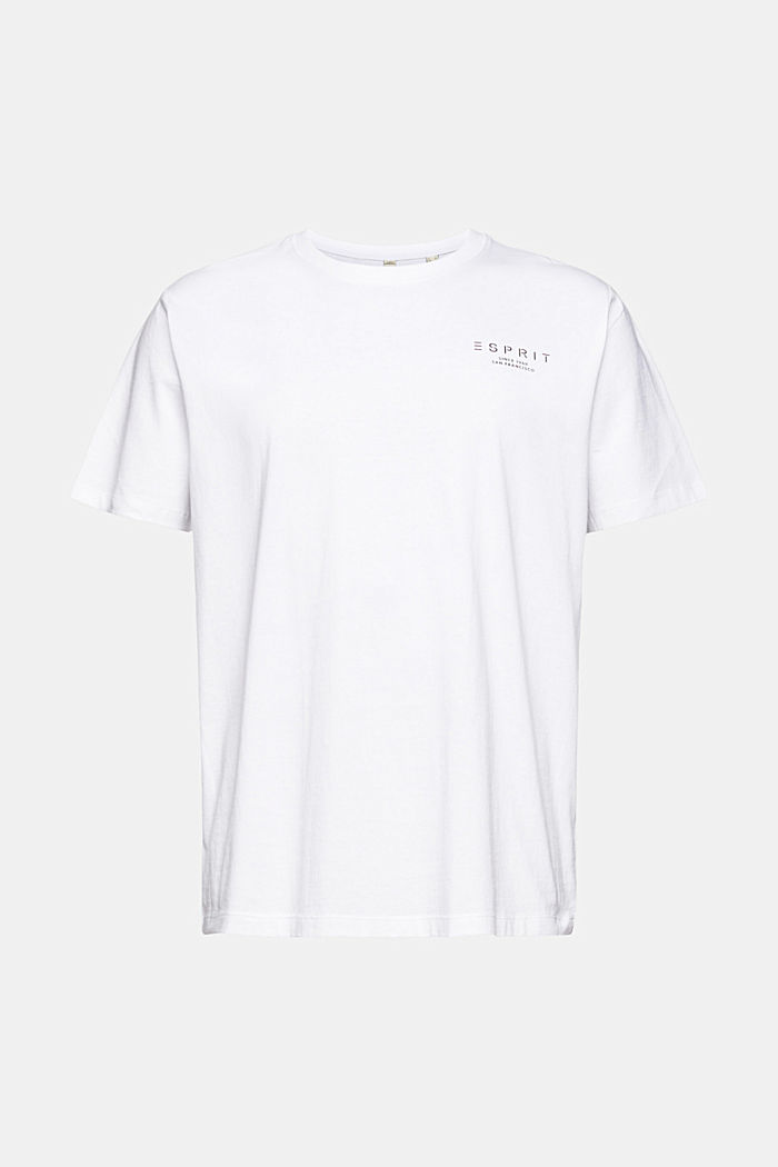 標誌印花針織 T 恤, WHITE, detail-asia image number 6