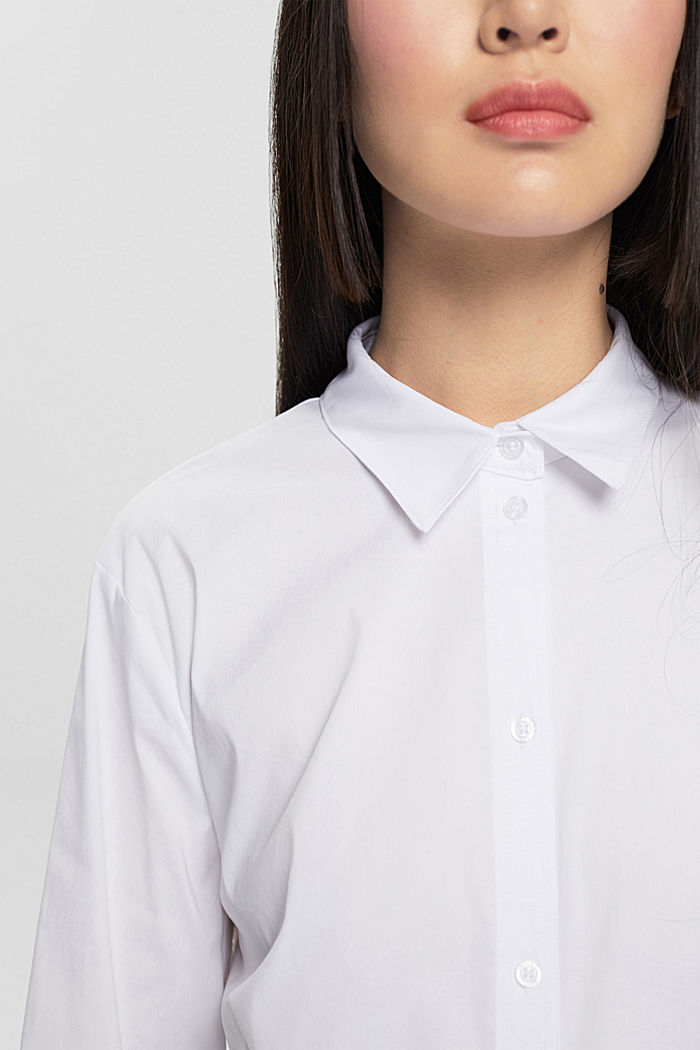 女裝襯衫, 白色, detail-asia image number 4