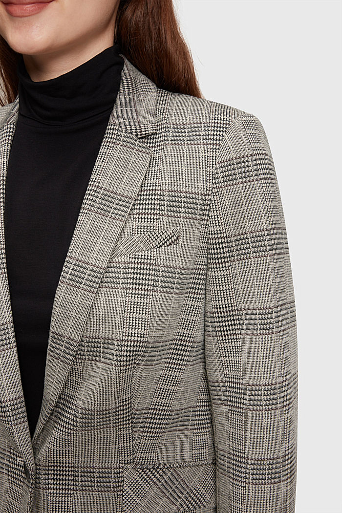 PRINCE OF WALES CHECK mix & match blazer, BEIGE, detail-asia image number 2