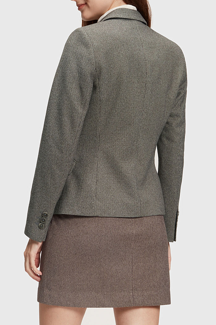 雙色調休閒西裝外套, 灰色, detail-asia image number 1