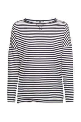 ESPRIT T-shirt rayé à manches longues et base asymétrique