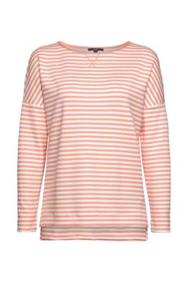 ESPRIT T-shirt rayé à manches longues et base asymétrique