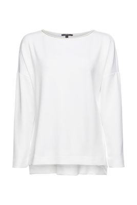 ESPRIT Sweat-shirt à effet métallisé