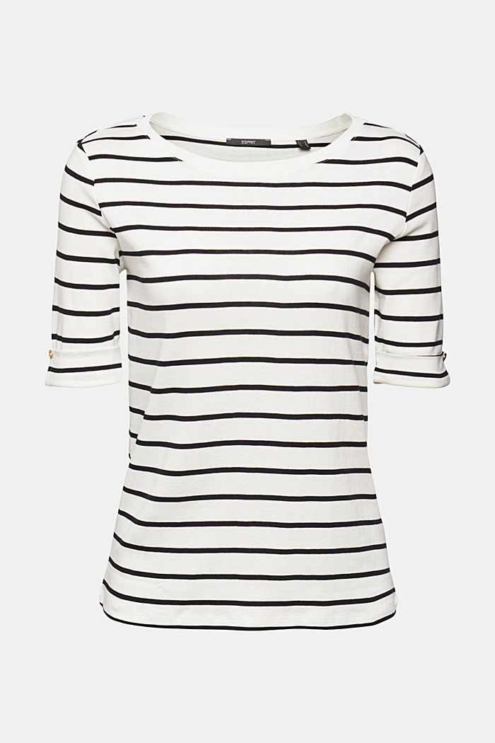 Striped jersey t-shirt, NEW OFF WHITE, detail-asia image number 6