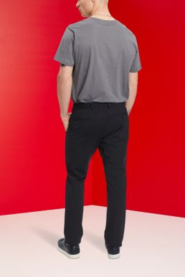 Piqué jersey suit trousers, BLACK, detail-asia image number 3