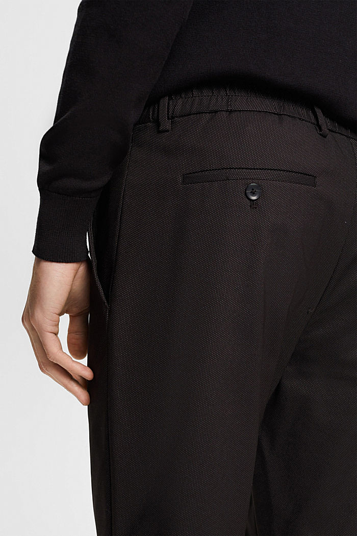 Slim fit trousers, BLACK, detail-asia image number 4