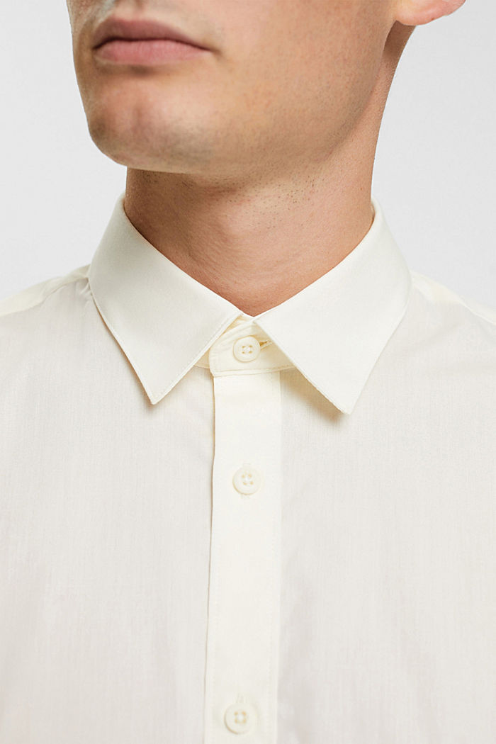 Sustainable cotton shirt, OFF WHITE, detail-asia image number 2