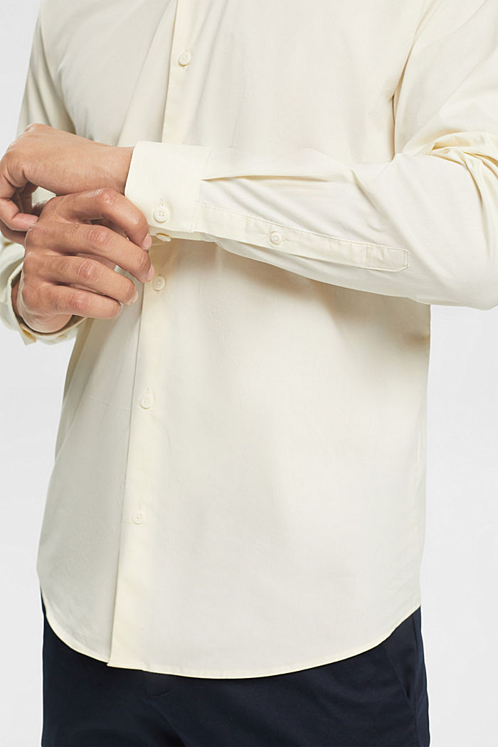 Shirts woven Slim Fit, OFF WHITE, detail-asia image number 4