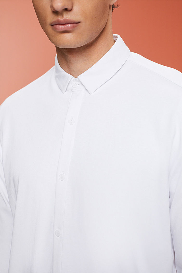 Shirts knitted Slim Fit, WHITE, detail-asia image number 2