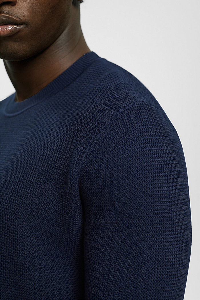 Knitted jumper, NAVY, detail-asia image number 2
