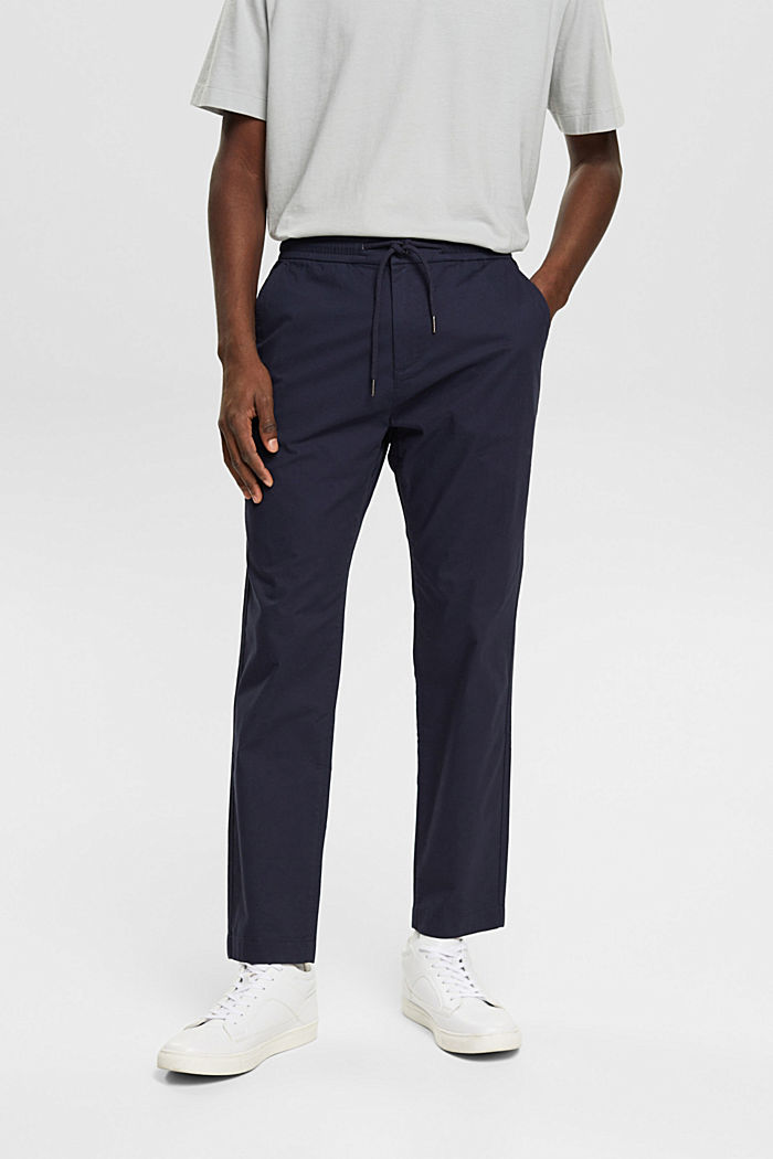 Jogger style trousers, NAVY, detail-asia image number 0