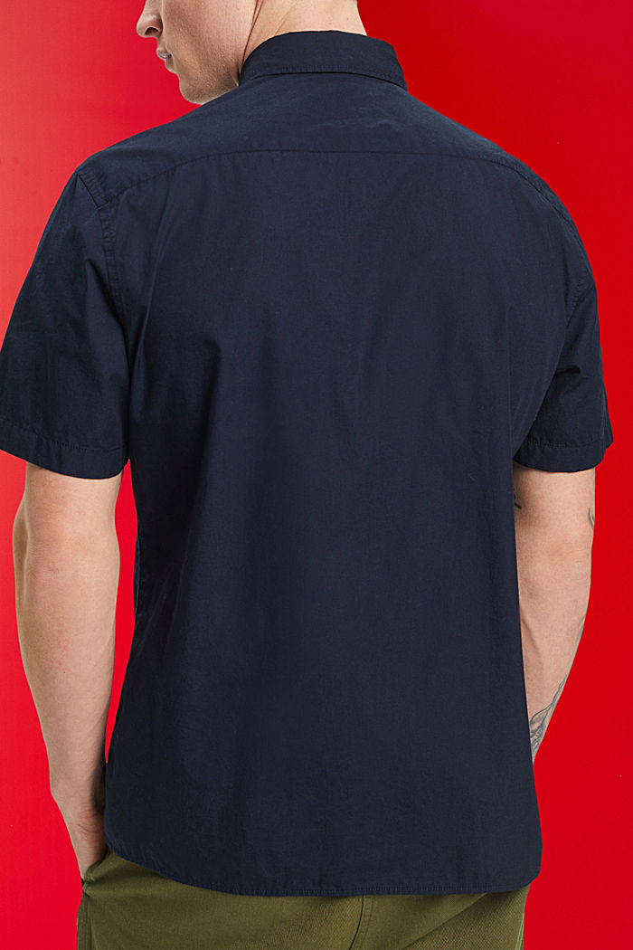 再生棉短袖恤衫, 海軍藍, detail-asia image number 3