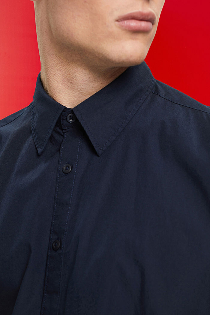 再生棉短袖恤衫, 海軍藍, detail-asia image number 2