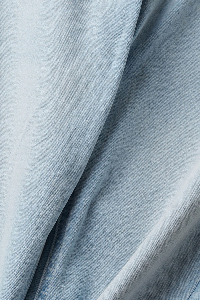 中腰修身彈力牛仔褲, 藍色, detail-asia image number 5