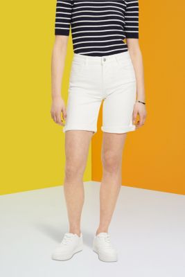 Cotton stretch shorts, OFF WHITE, detail-asia image number 0