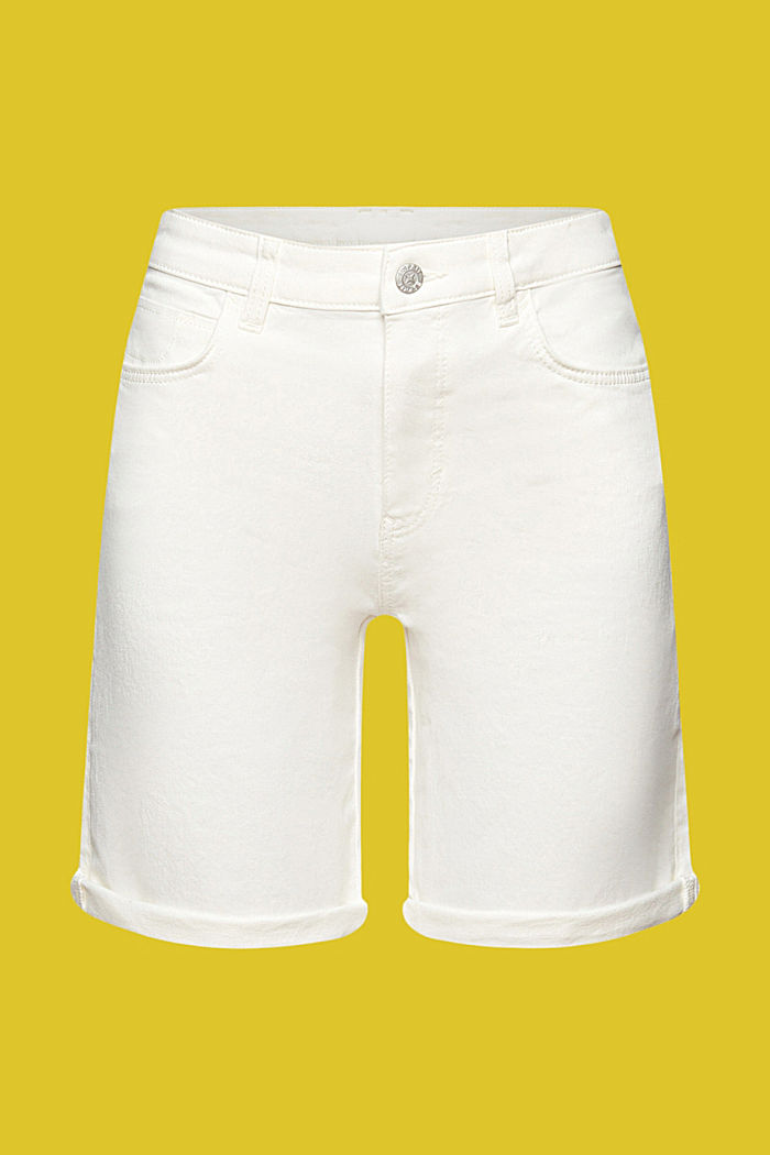 棉質彈力短褲, 白色, detail-asia image number 6